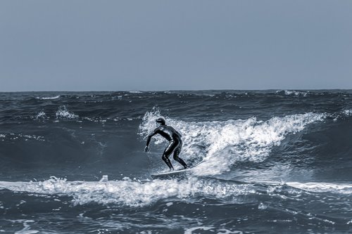 surfer  surfboard  sea