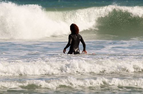 surfer surfboard sea