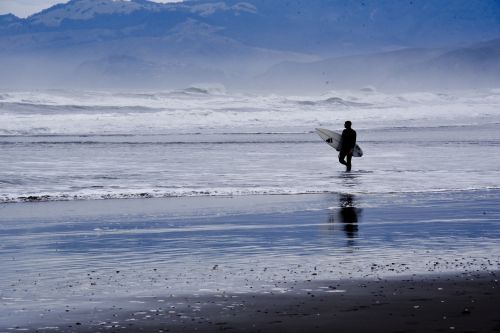 Surfer In California