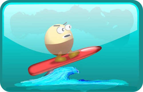 surfing egghead waves