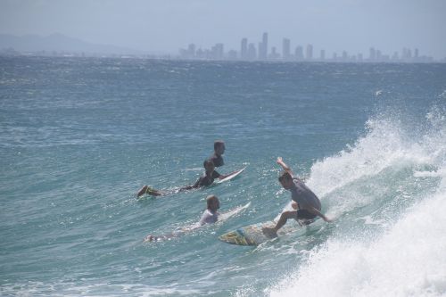 surfing gold coast ocean