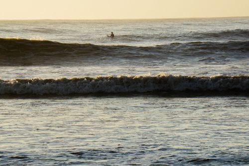 surfing ocean beach