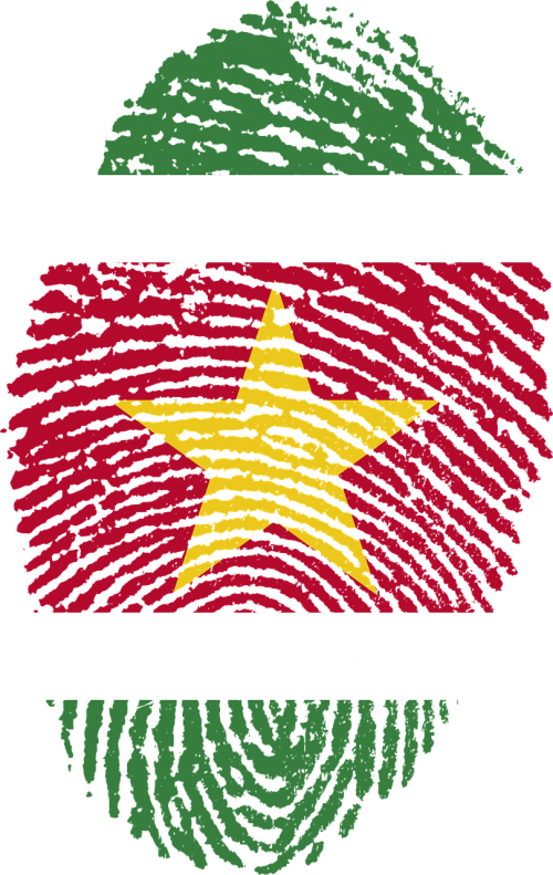 suriname flag fingerprint