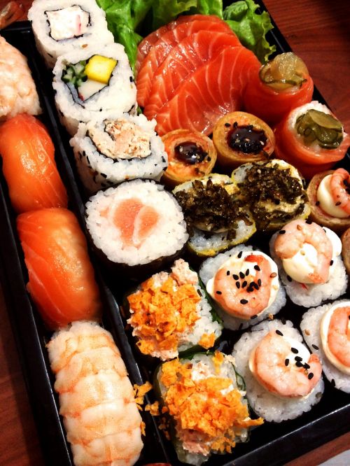 sushi sashimi food