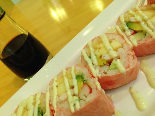 sushi dinner fish