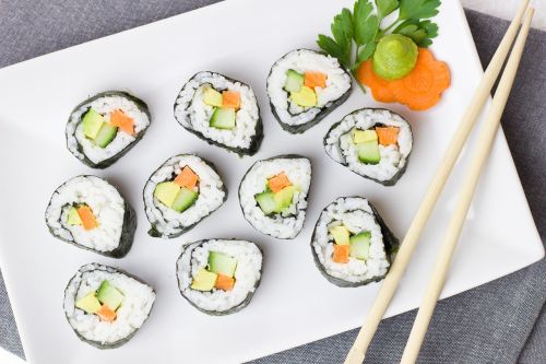 sushi vegetarian vegetables