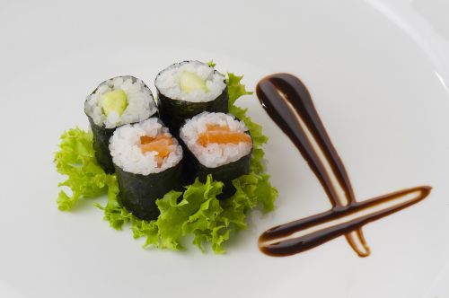 sushi food japanese food