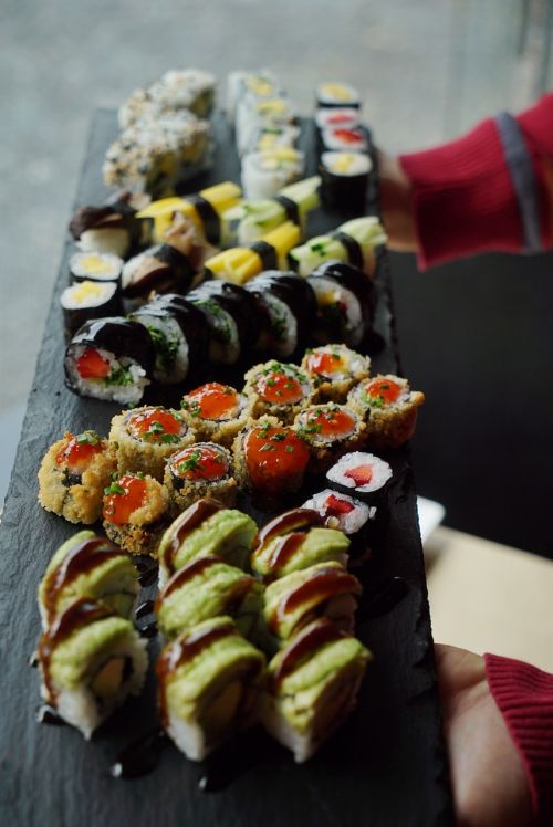 sushi vegan frisch