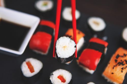 sushi dinner meal