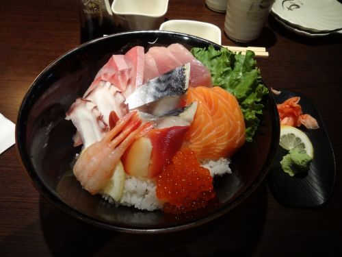 sushi japanese meal