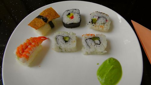 sushi food fish