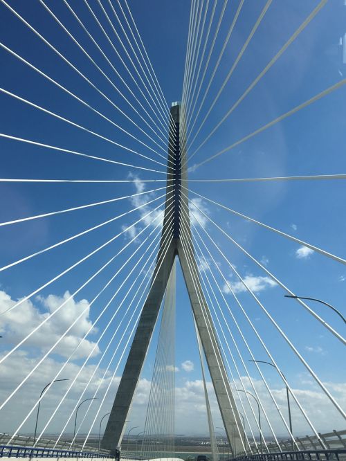suspension bridge perspectives tensioners