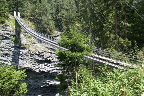 suspension bridge bridge hiking