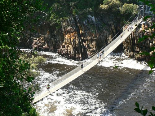 suspension bridge tsitsikamma the national park
