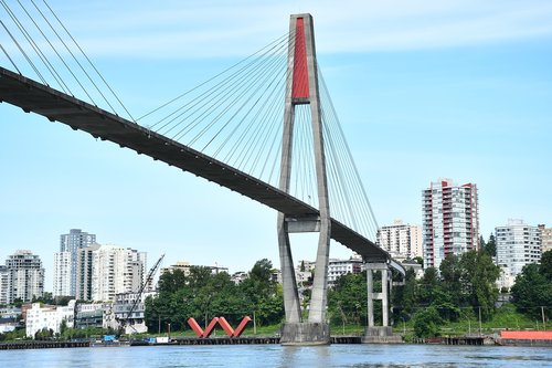 suspension bridge  steel bridge  bridge