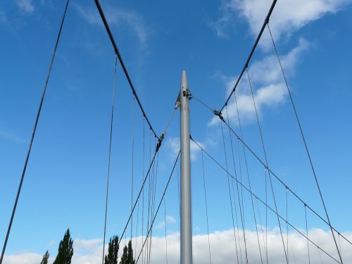 suspension bridge masts bridge