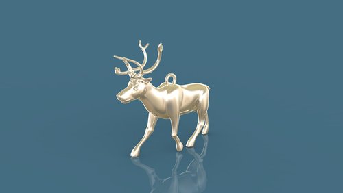 suspension deer  ornament  jewelry