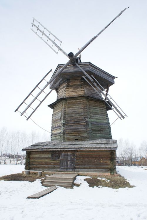suzdal wooden mill old mill