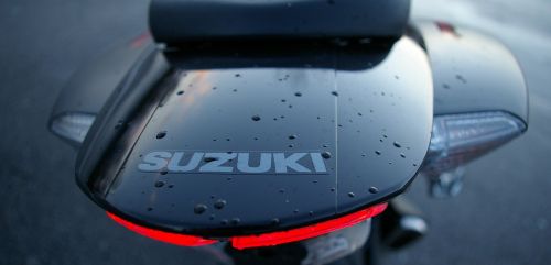 suzuki motorcycle close up