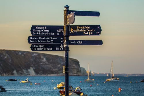 swanage bay dorset sea