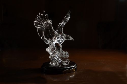 swarovski crystal crystal eagle glass ornament