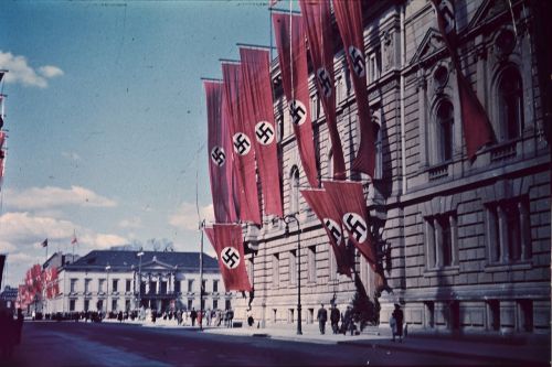 swastikas flags berlin