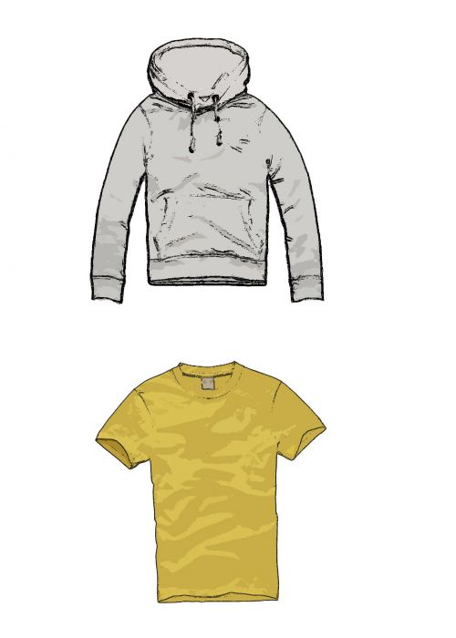 Sweatshirt &amp; T-shirt Clip Art