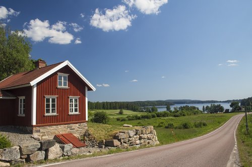 sweden  summer  landscapes