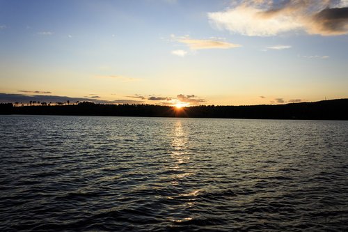 sweden  evening  sunset