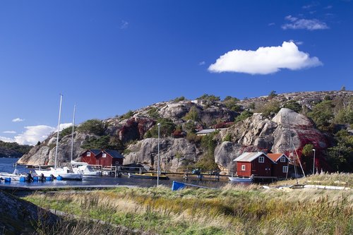 sweden  coast  landscape