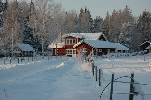 sweden  snow  winter