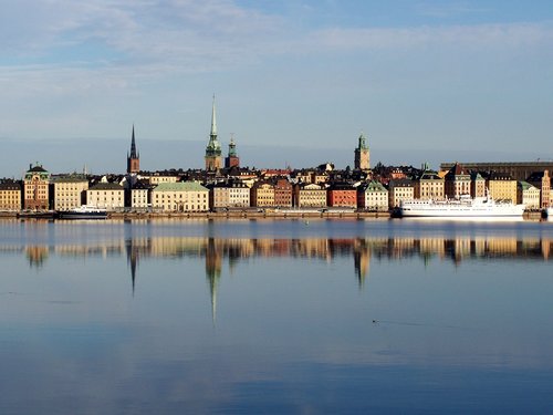 sweden  water  landscape