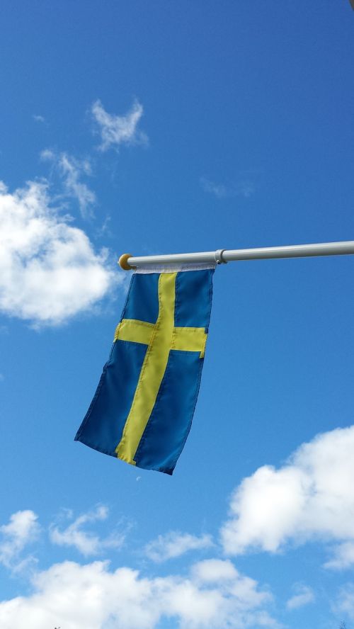 sweden flag himmel