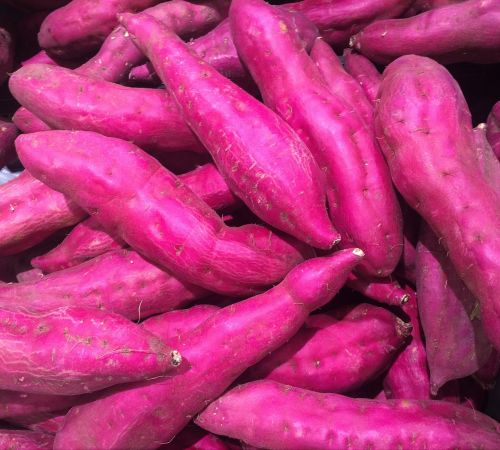 sweet potato red purple vegetables