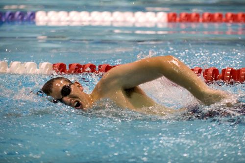 swimmer training lane