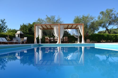 swimming pool villa holiday