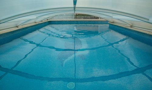 swimming pool mosaic dome