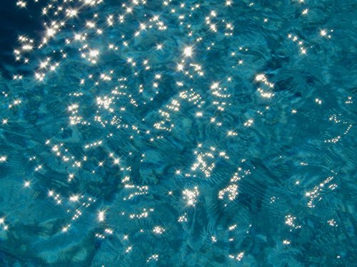 swimming pool  star  shines