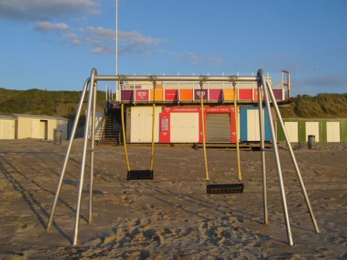 swing sea beach