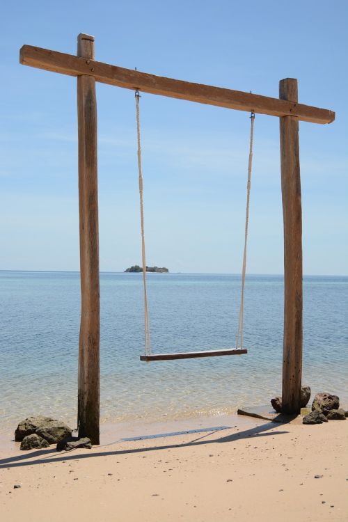 swing indonesia beach