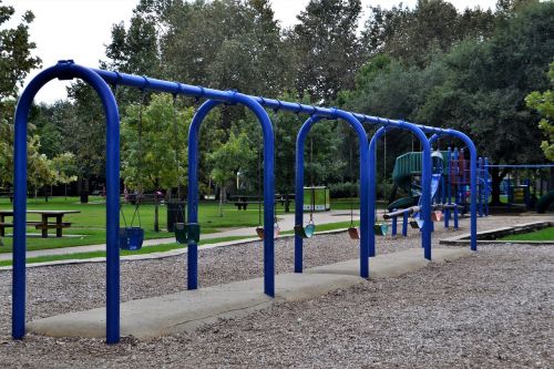 swings playground herman park