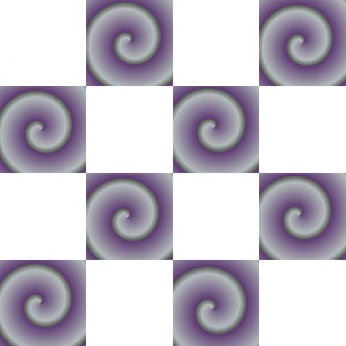 Swirl Checkerboard