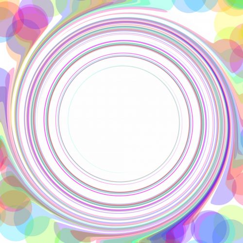 Swirl Dots Frame