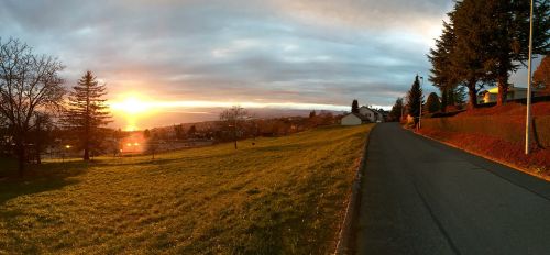 swiss sunset switzerland