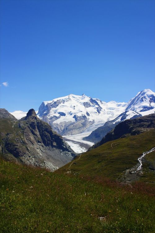 swiss glacier mountain