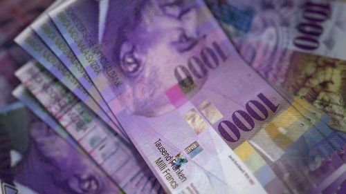 switzerland swiss franc banknotes