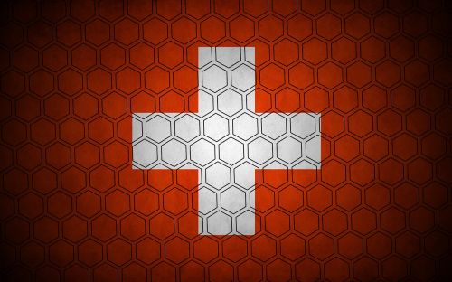 switzerland hexagon flag