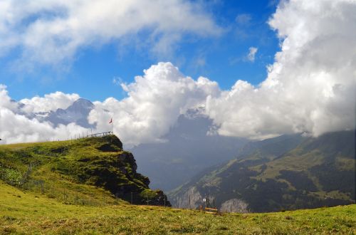 switzerland alpine landscape