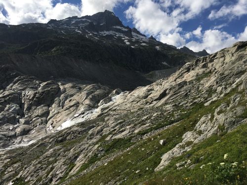 switzerland mountain glacier