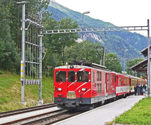 switzerland matterhorn-gotthard-bahn regional train